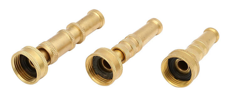 Tembaga Adjustable Twist Hose Spray Nozzle Set