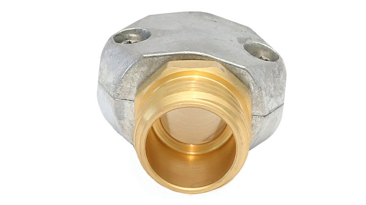 3/4 in. Tembaga/Zinc Threaded Male Clamp Coupling made in China